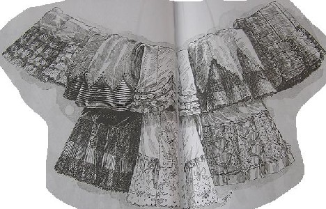 Нижние юбки: переливчатая тафта, атлас