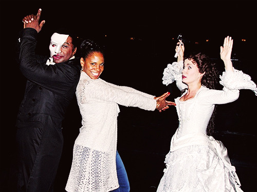 Norm Lewis, Sierra Boggess and Audra McDonald